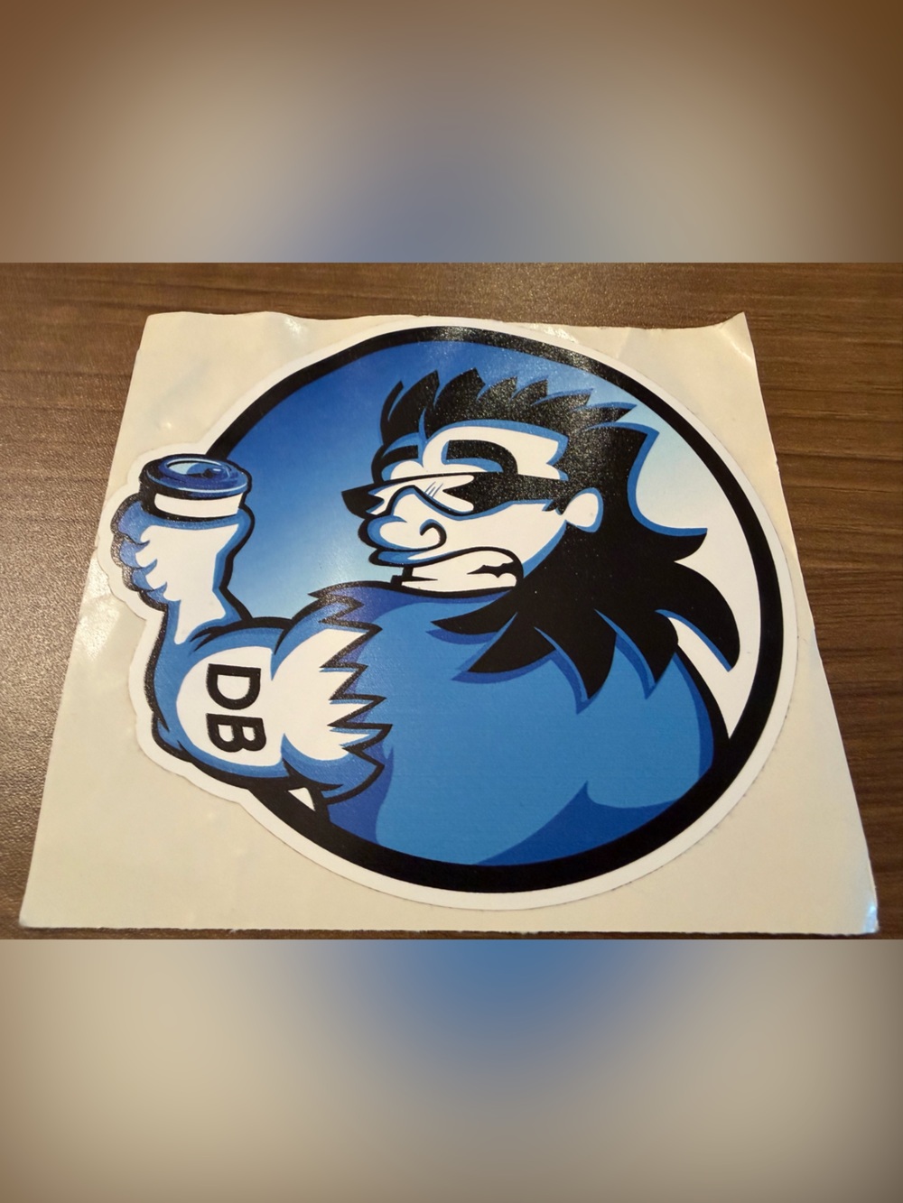Dutch Bros Muscle Man Sticker - Picture 2 of 3